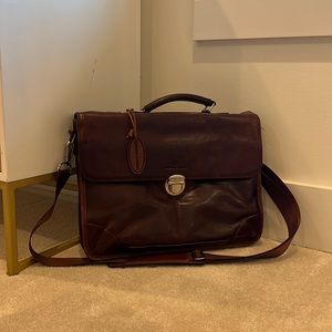 Real Leather Laptop Bag